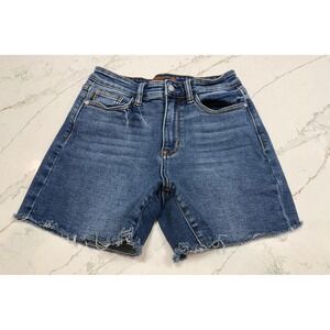 Judy Blue Size Small Denim Shorts, Raw Hem